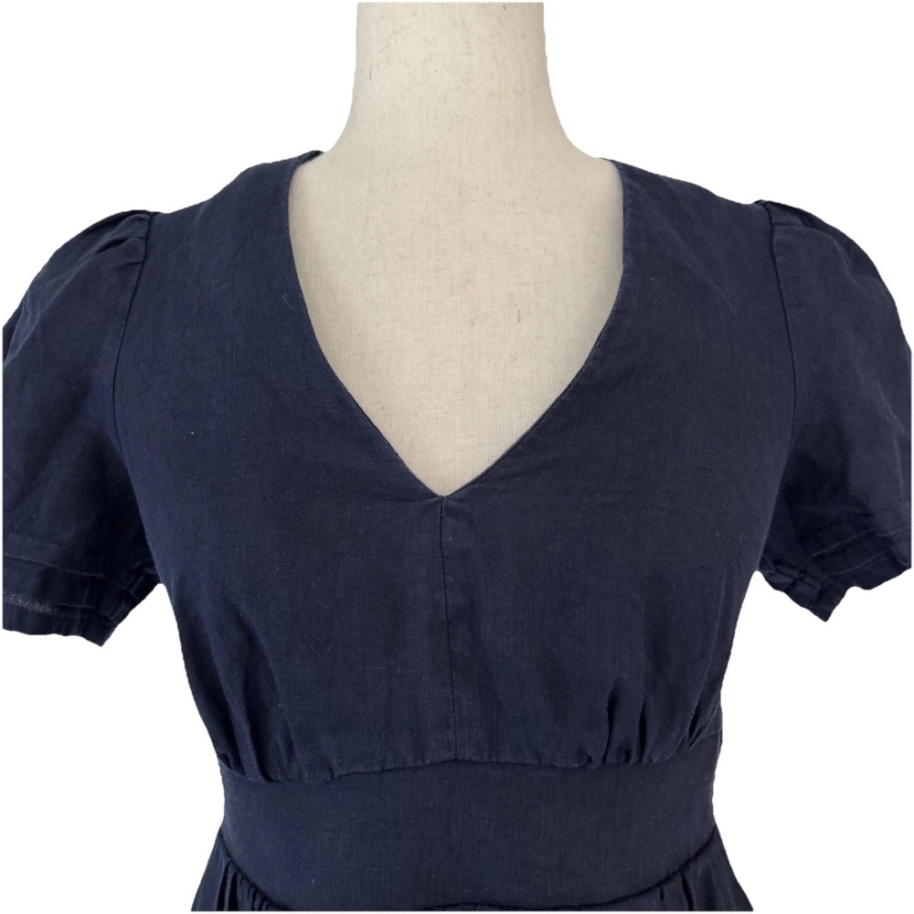 Boden Dress Eve Linen Short Dress 2P Breezy Summer Dainty Feminine A-Line - Picture 6 of 16
